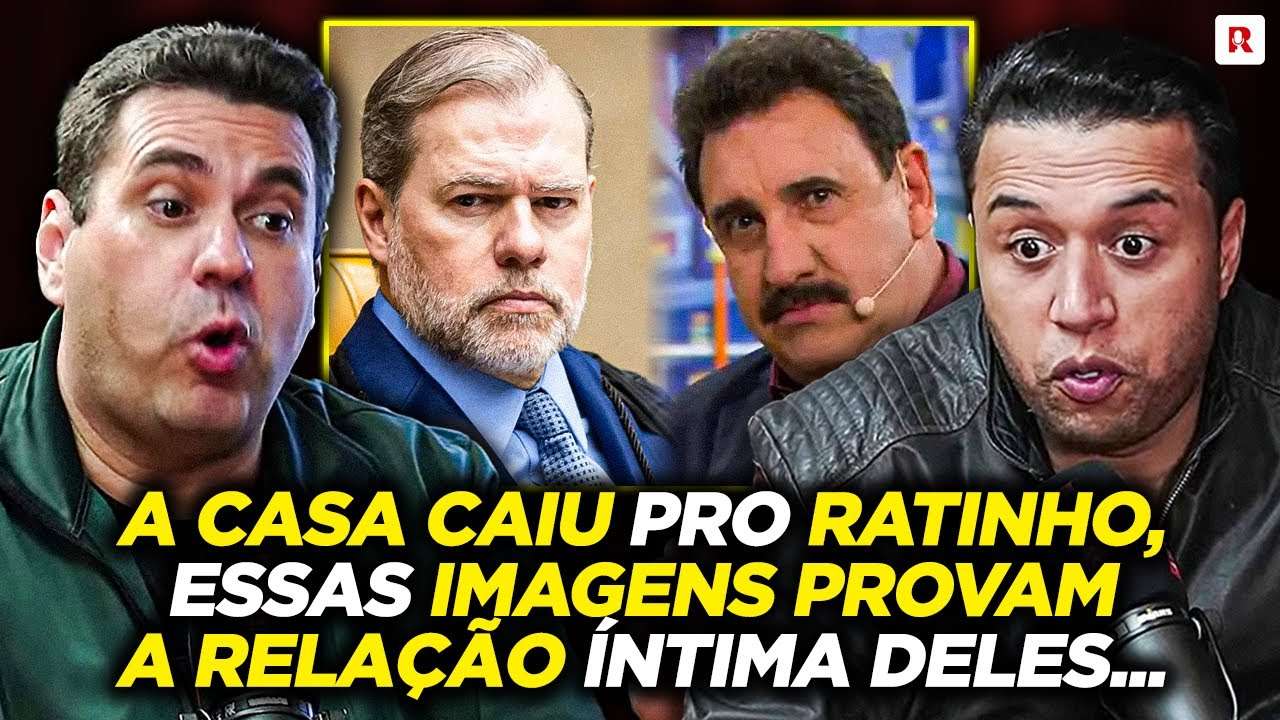 IMAGENS VAZADAS COMPROVAM ENVOLVIMENTO ENTRE RATINHO E TOFFOLI NO CASO DO BANCO MASTER...