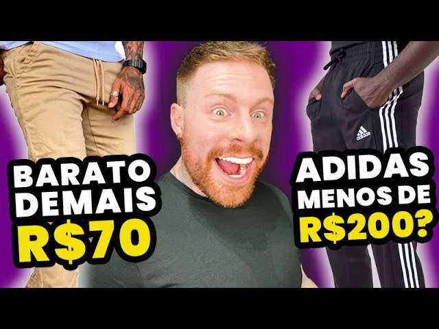 Achei 10 CALÇAS LINDAS e BARATAS, só que vão ESGOTAR rápido, vai Perder? | Calça Jogger Masculina