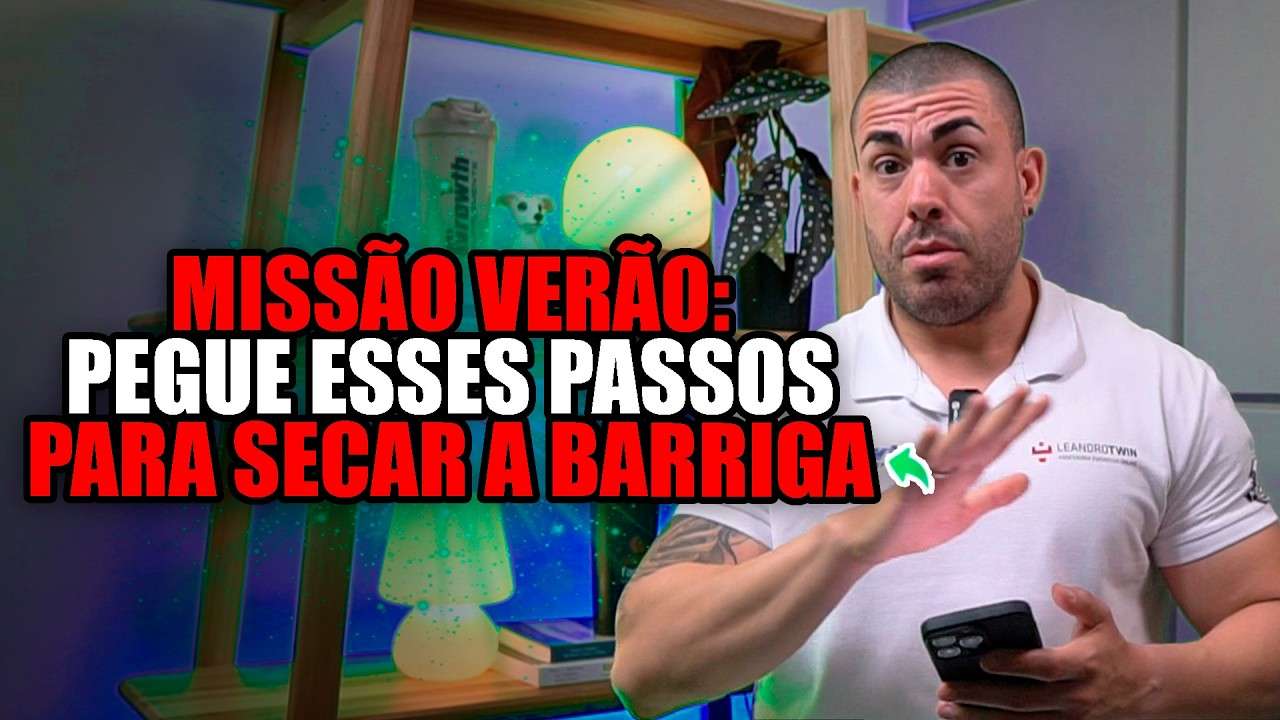 Como ACABAR COM ESSA BARRIGA ATÉ O VERÃO: pegue essa MISSÃO DE 3 MESES APENAS