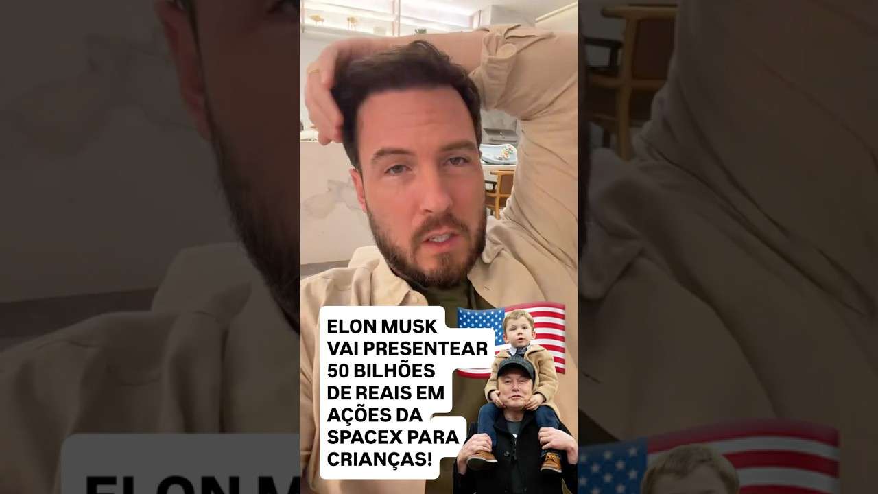 ELON MUSK VAI DAR AÇÕES DA SPACEX PARA CRIANÇAS!