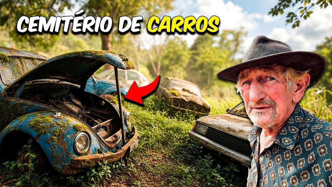 Visitei um Cemitério de Carros Abandonados com Meu Fusca!