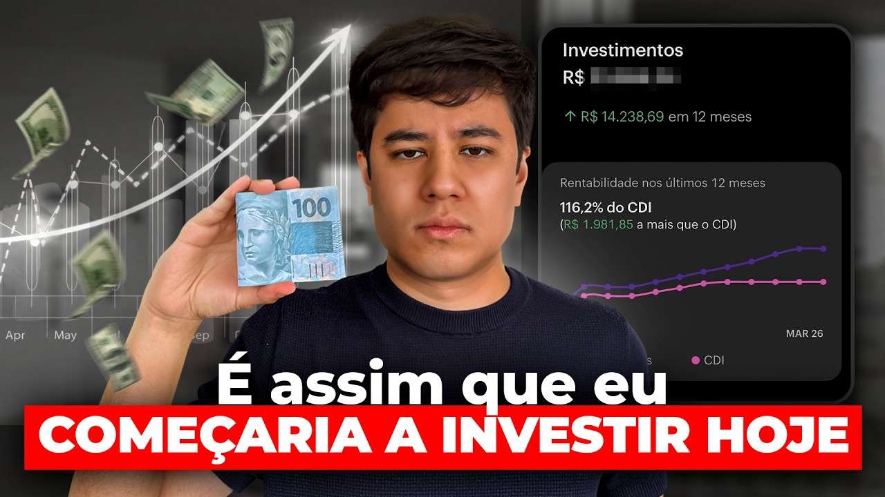 COMO EU COMEÇARIA A INVESTIR HOJE? | Como começar a investir do zero?