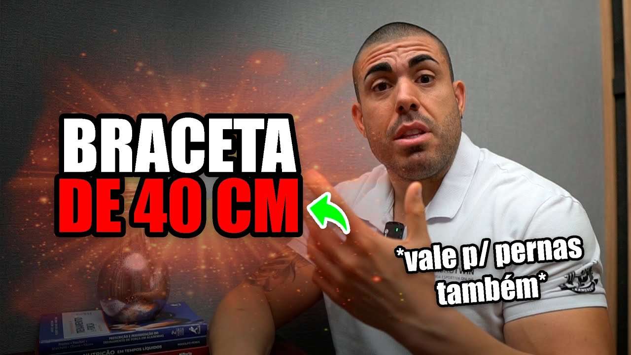 Como chegar em 40 cm de braço seco e natural