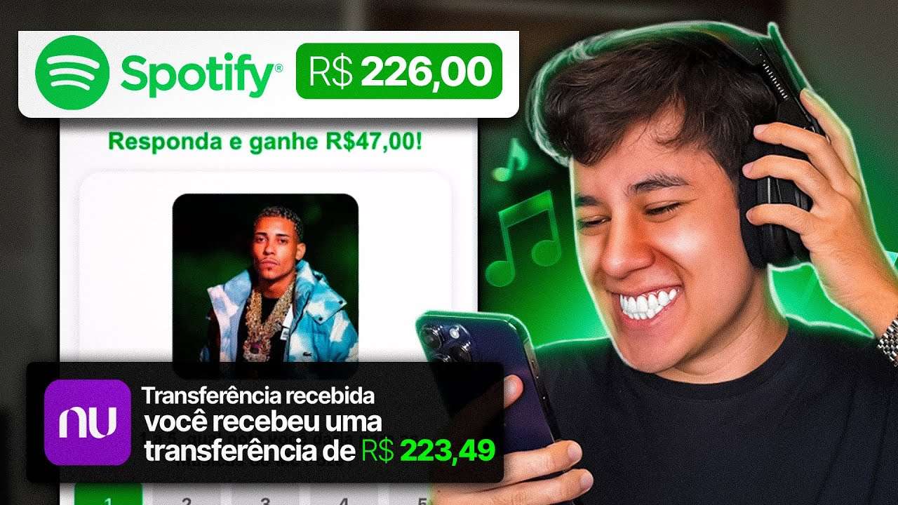 APLICATIVO PAGANDO PARA OUVIR MÚSICA! SPOTIFY OPINA REALMENTE PAGA?