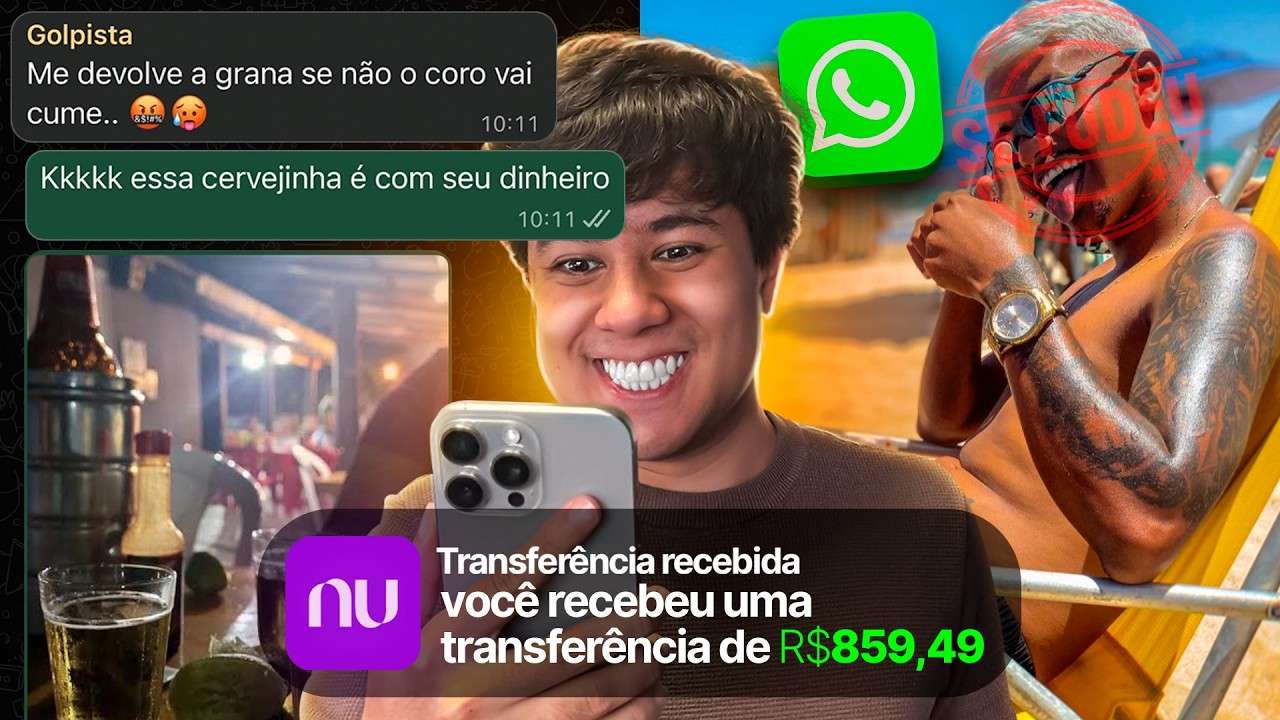 ENGANEI O GOLPISTA DO GRUPO DE TAREFAS DO WHATSAPP!