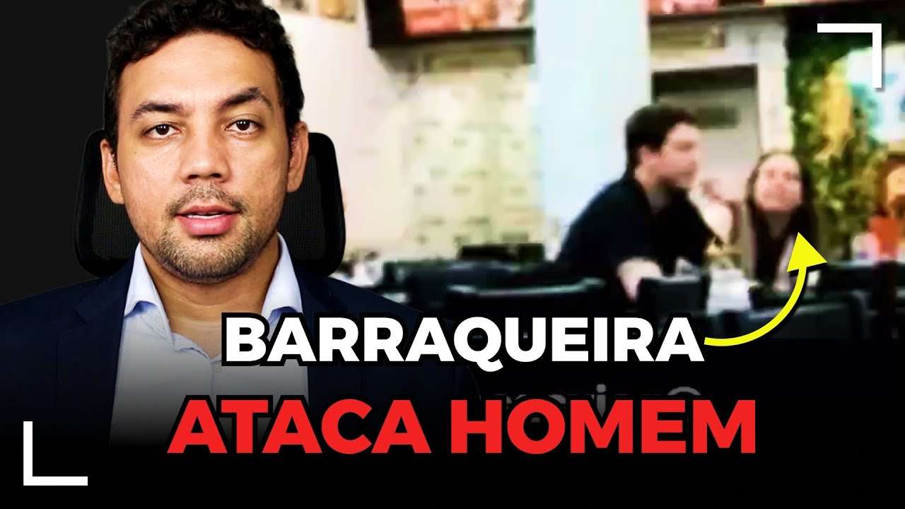 🗿🍷REACT: BARRAQUEIRA AGRID3 E GRITA COM H0MEM NA PRAÇA DE ALIMENTAÇÃO E NO FINAL.....