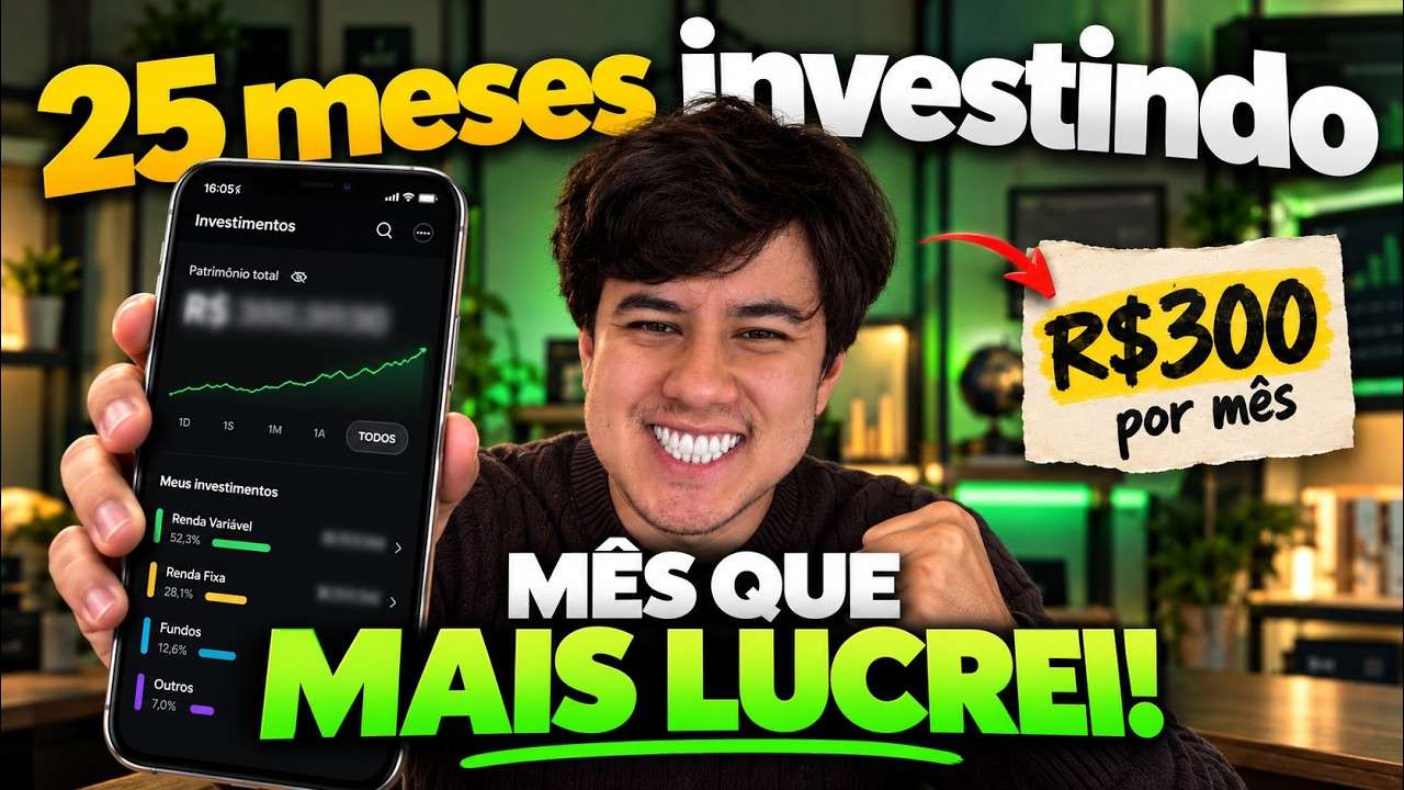 INVESTI 300 REAIS POR 25 MESES E ESSE FOI O QUE MAIS LUCREI!