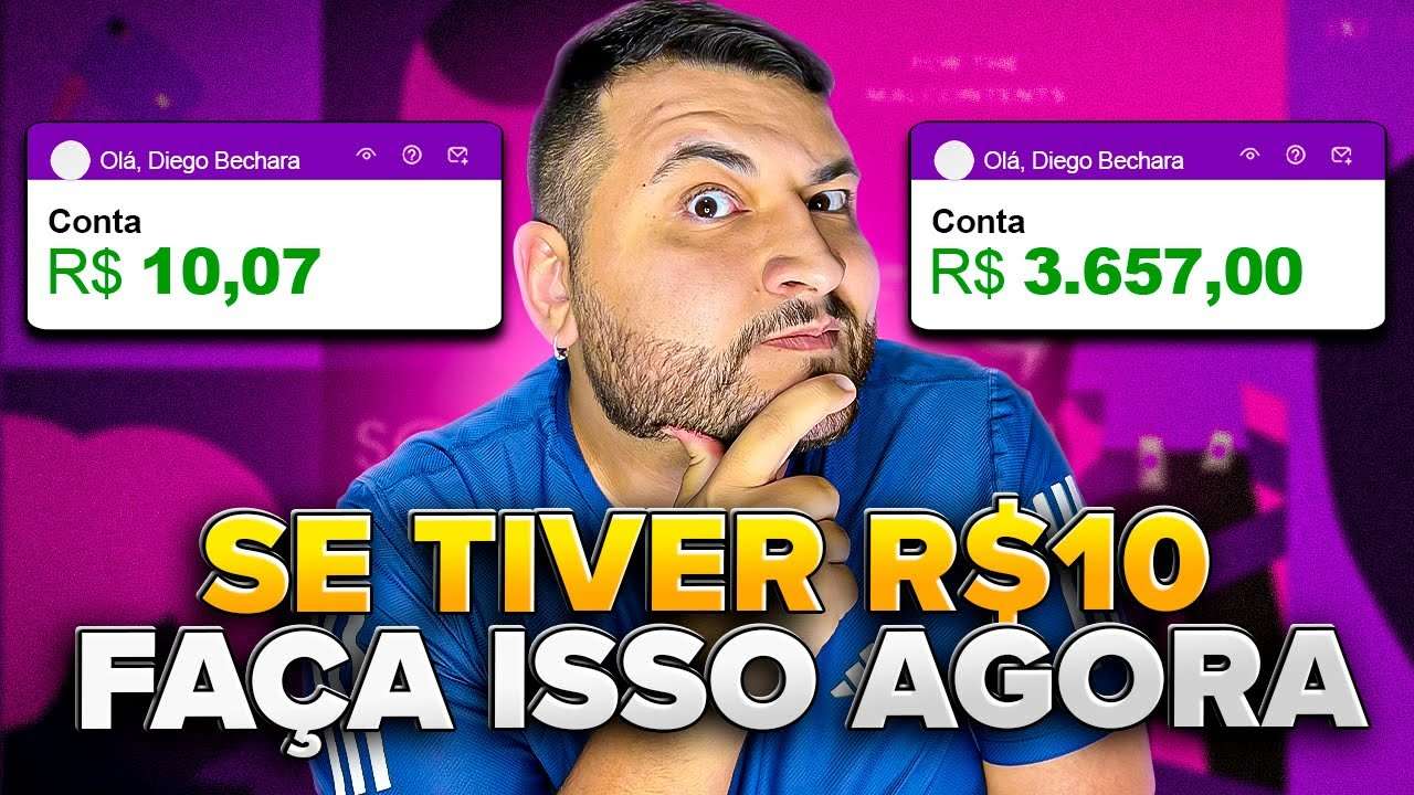 COMECE COM R$10 e CHEGUE em R$3.770! PASSO A PASSO SIMPLES!