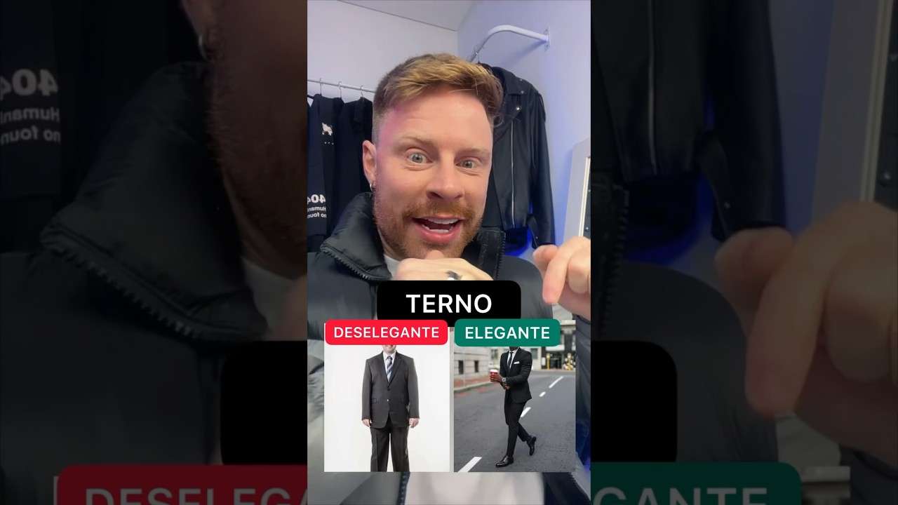 TERNO: ELEGANTE ❌ DESELEGANTE