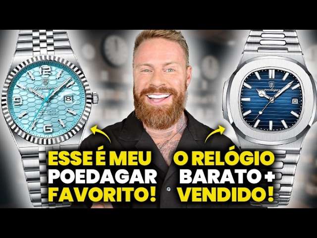 Os 5 POEDAGAR FAVORITOS da minha Coleção de RELÓGIOS BARATOS (só as HOMAGES BRABAS!)