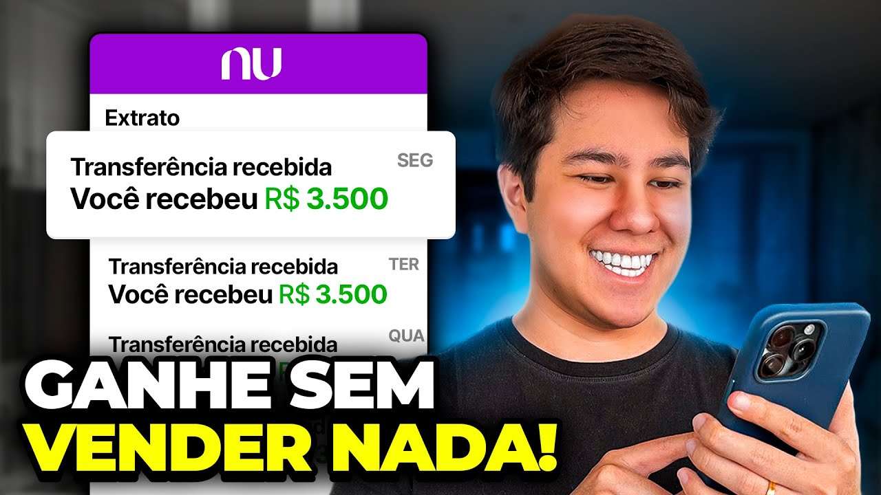 COMO EU FAÇO R$3500 POR DIA SEM VENDER NADA! (Dinheiro online)