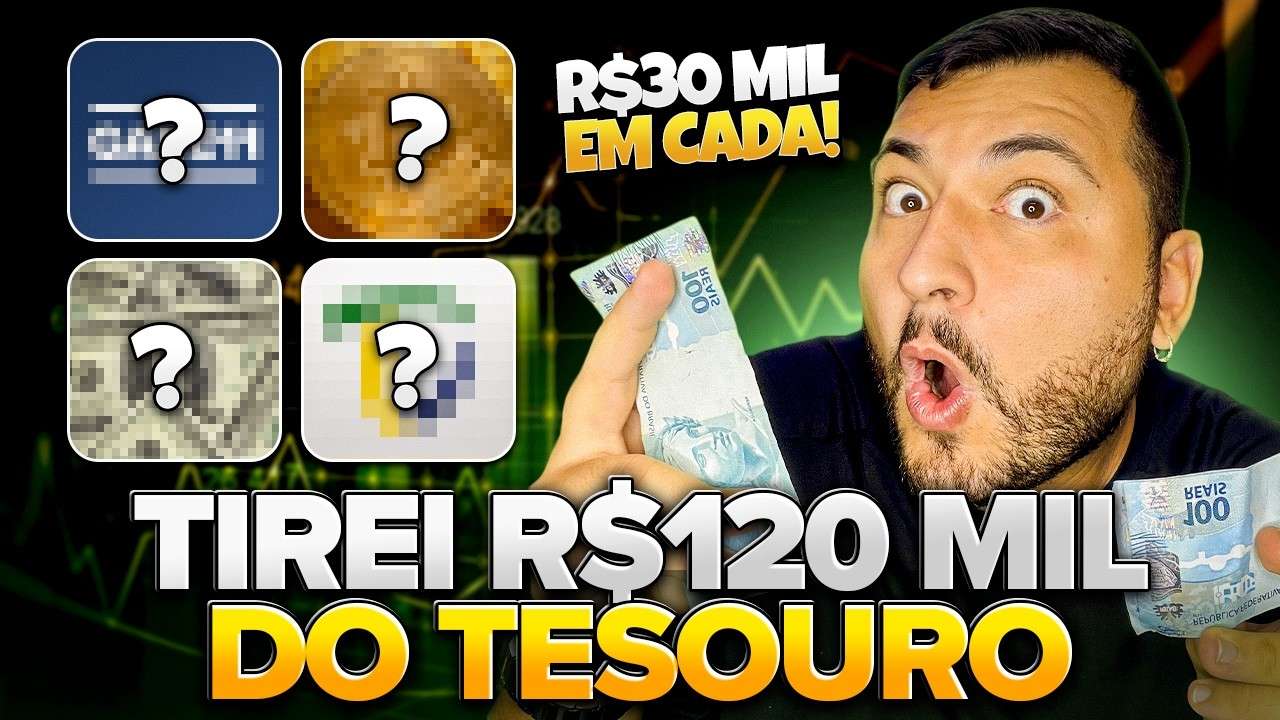 OPORTUNIDADE NA MESA: movi R$120K do SELIC para 4 ATIVOS AGORA