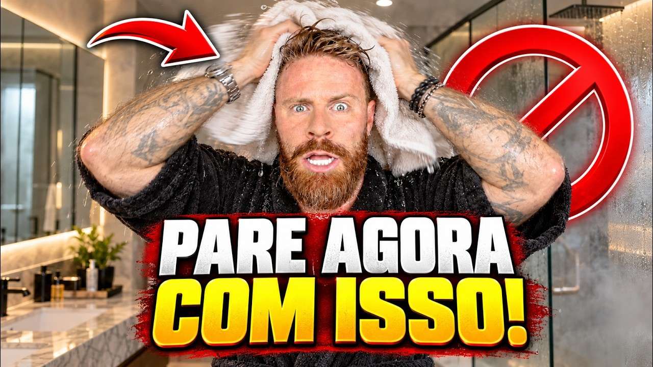 4 ERROS que VOCÊ Comete no BANHO e que estão DESTRUINDO o seu CABELO (PARE AGORA!)