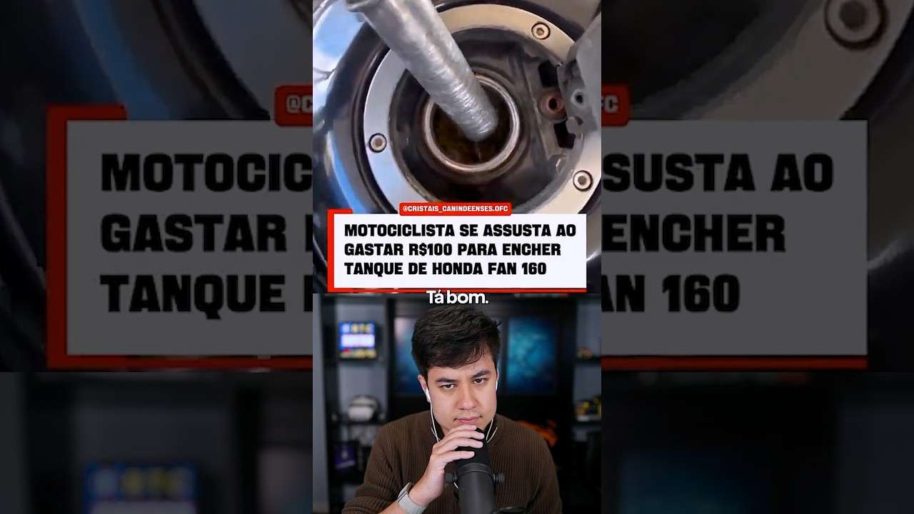 Moto Boy SE ASSUSTA AO PAGAR R$100 para encher o tanque... #Shorts