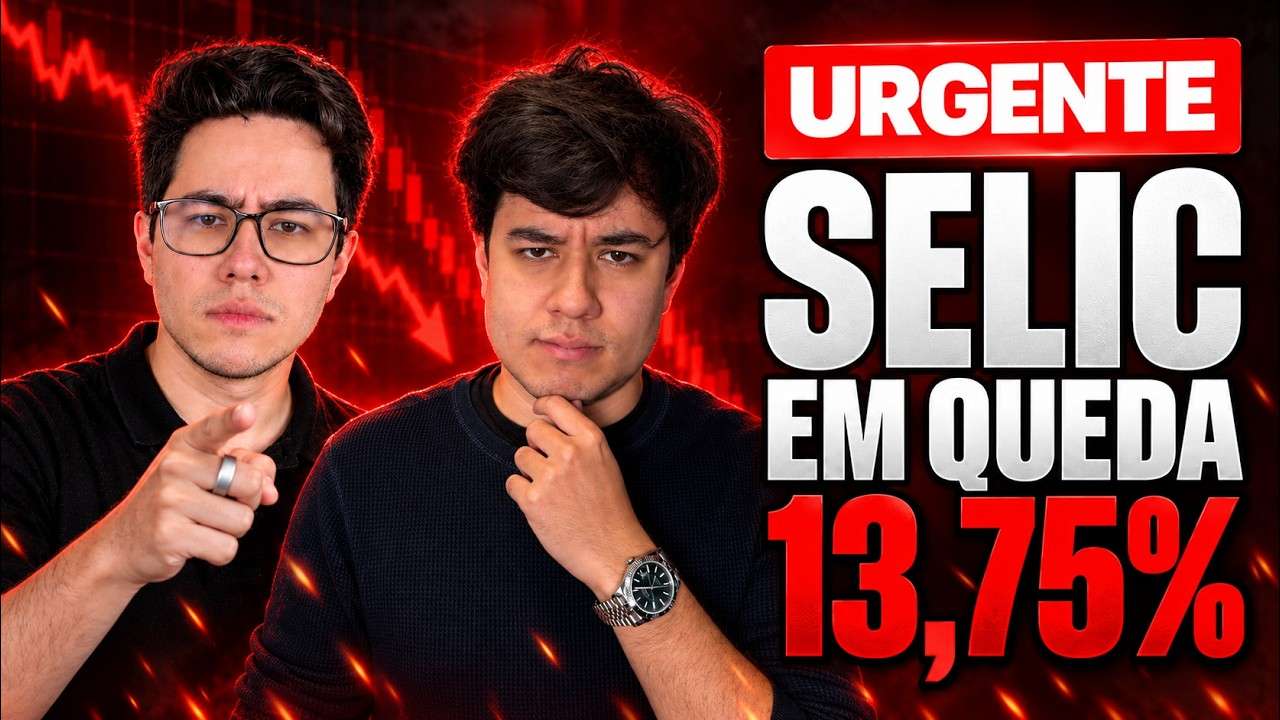 SELIC CAIU PARA 13,75%! O QUE FAZER AGORA?