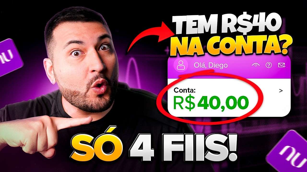 Os ÚNICOS 4 FIIS que você precisa comprar HOJE!