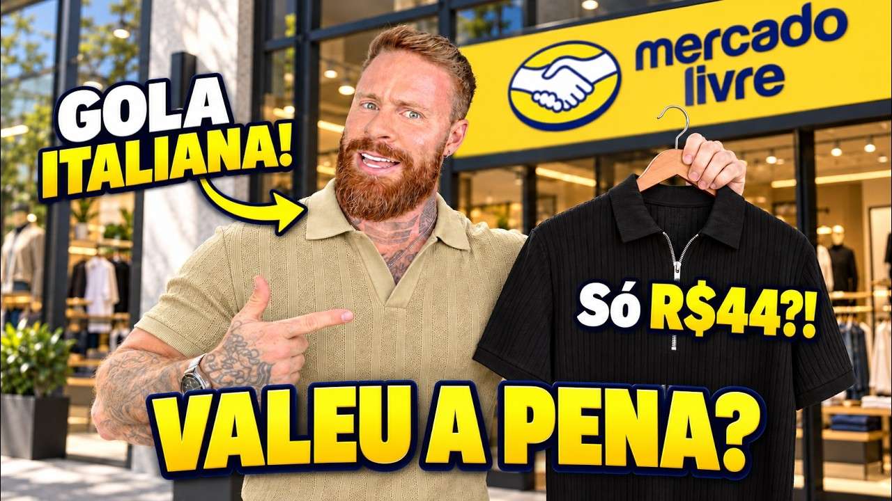 Comprei CAMISA POLO no MERCADO LIVRE: muito BARATO e com ALTA AVALIAÇÃO! Será que Valeu a Pena?