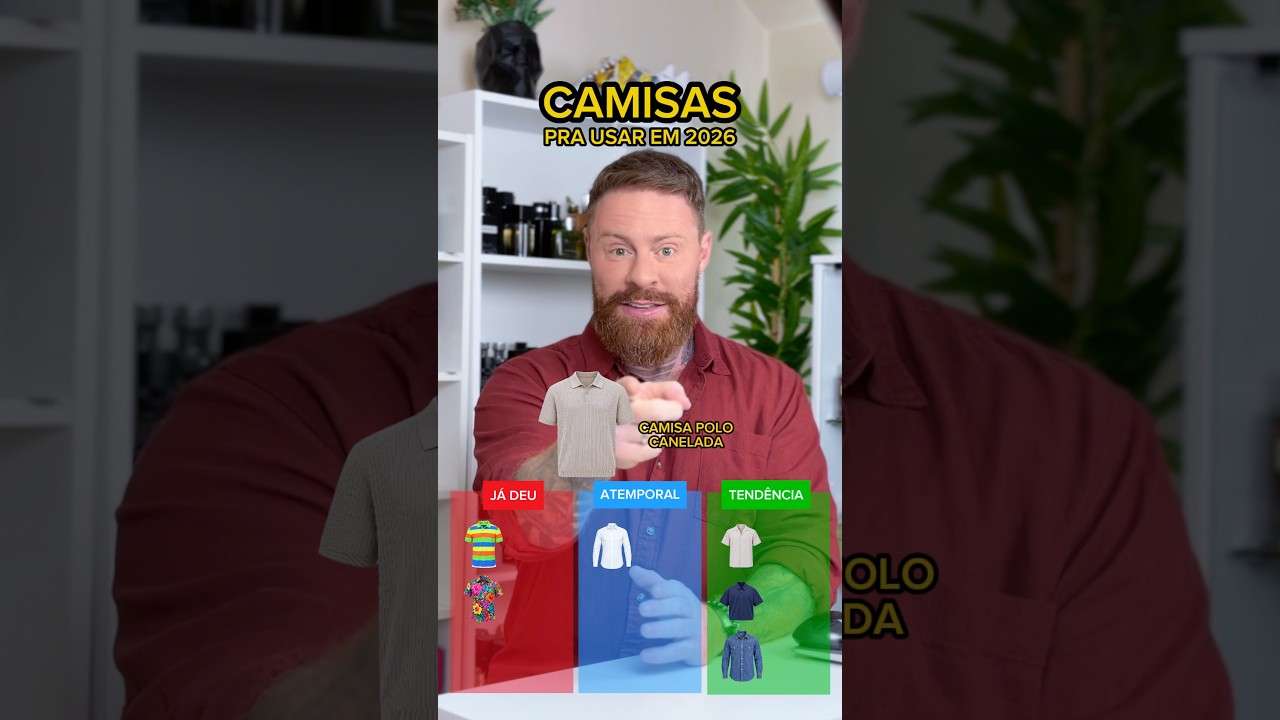 Quais CAMISAS usar em 2026? 👀