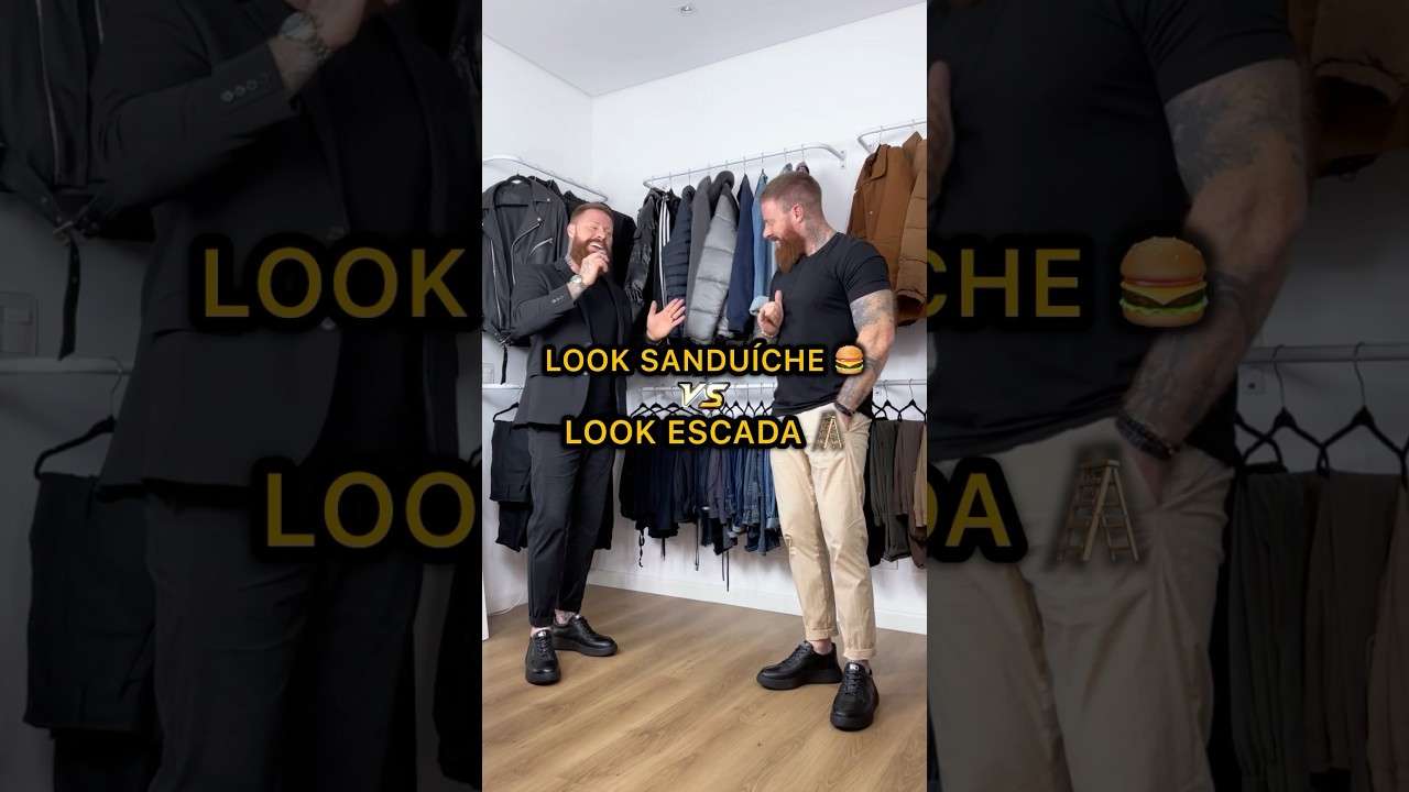 LOOK SANDUÍCHE 🆚 LOOK ESCADA