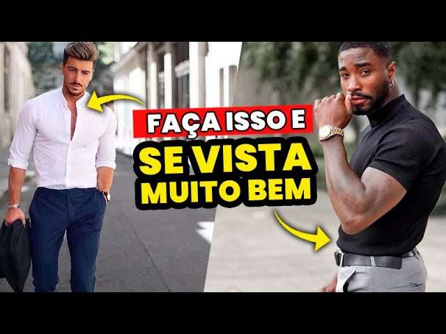 4 Dicas FUNDAMENTAIS pra TODO HOMEM SE VESTIR BEM (CAIMENTO DE ROUPA)