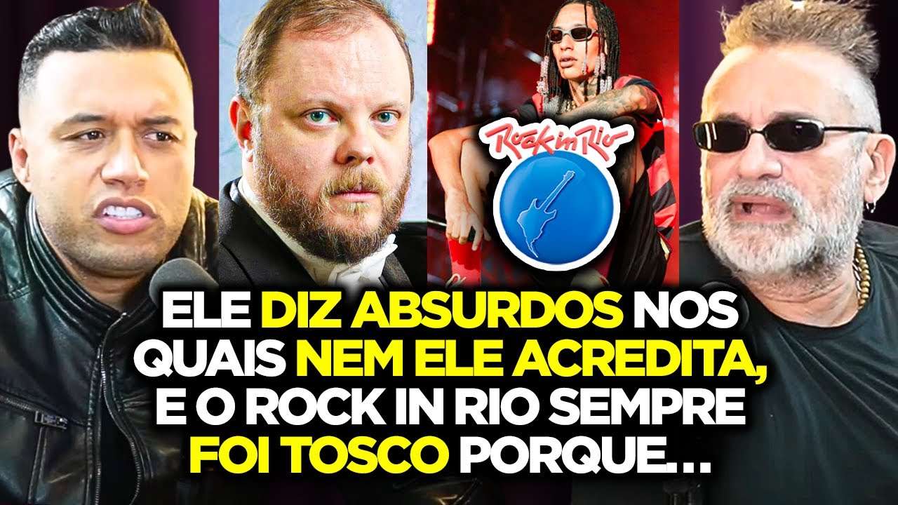 REGIS TADEU REFUTA VINHETEIRO E ABRE O JOGO SOBRE AS MENTIRAS DO ROCK IN RIO!