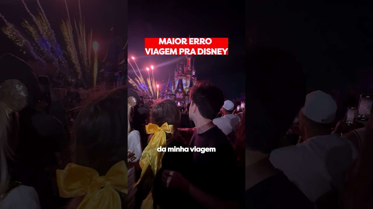ME ARREPENDI DE FAZER ISSO NA DISNEY! #Shorts