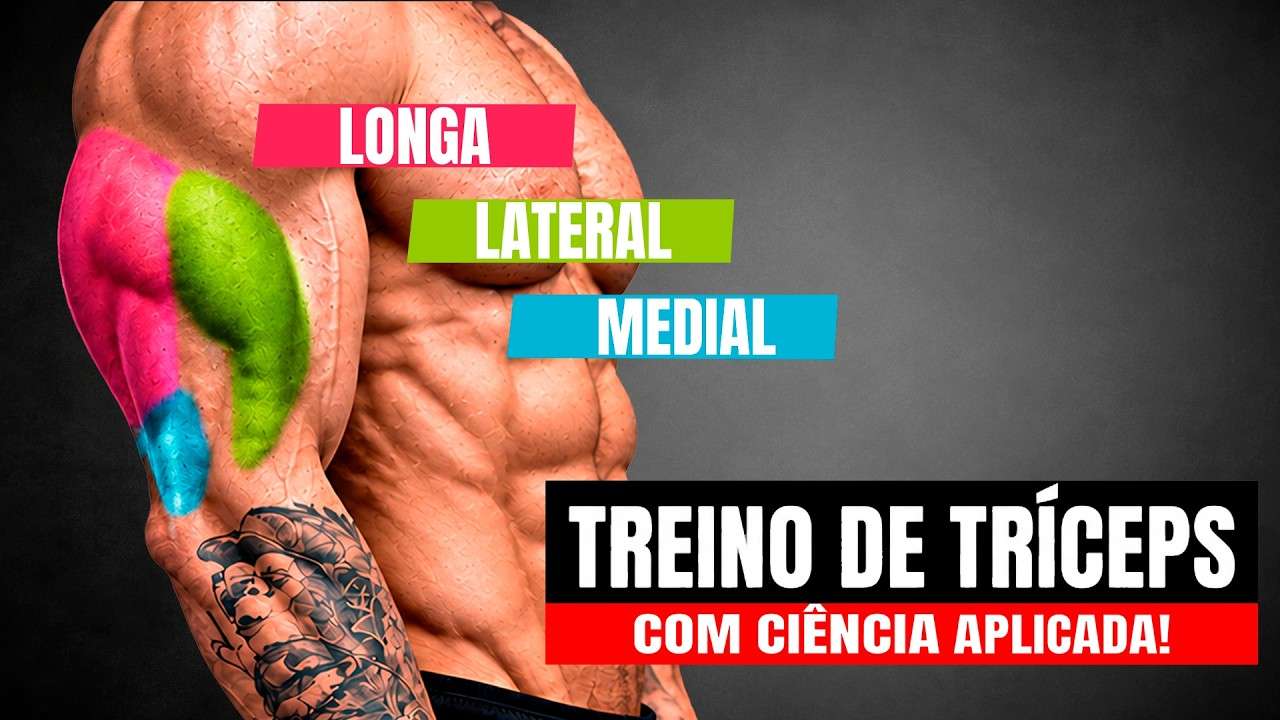 Treino de TRÍCEPS COMPLETO Para Crescer As Três Cabeças Baseado Na Ciência