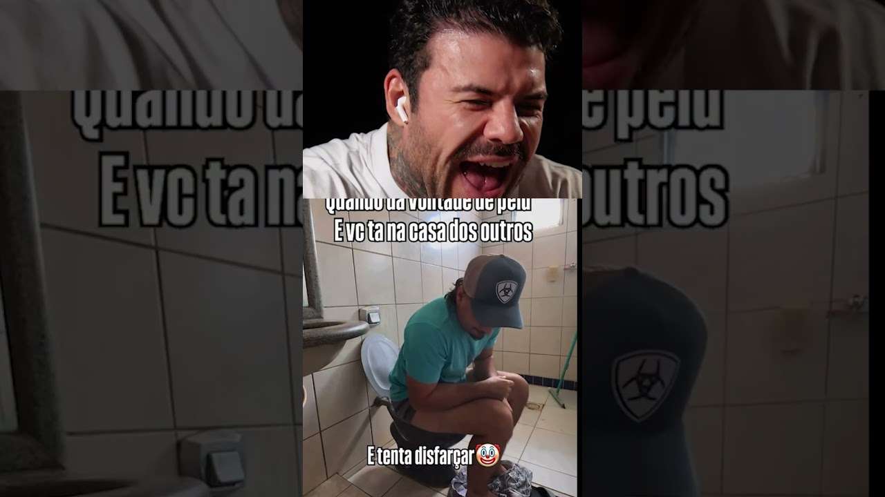 Quando dá vontade de peidar na casa dos outros