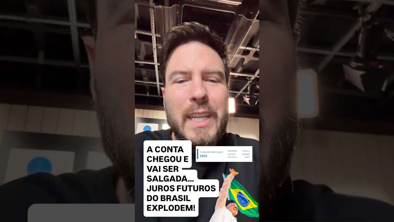 A CONTA DO GOVERNO VAI SER SALGADA! (Juros explodindo!)
