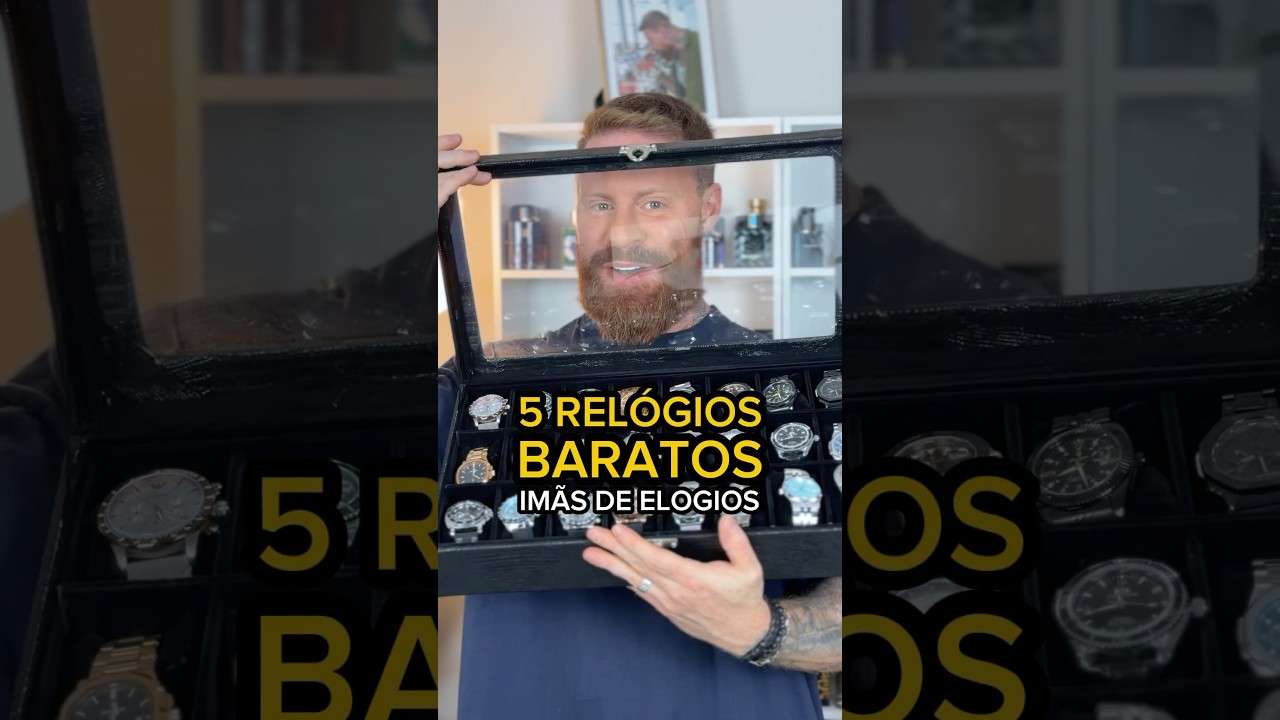 Meus 5 NOVOS RELÓGIOS BARATOS que são ÍMÃS DE ELOGIOS 🔥👀
