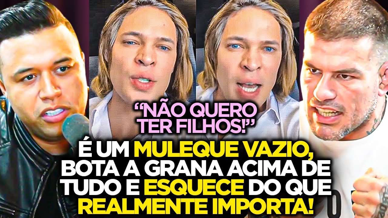 THIAGO FINCH FEZ VASECTOMIA AOS 25 ANOS: 'NÃO QUERO TER FILHOS, QUERO SER LIVRE!