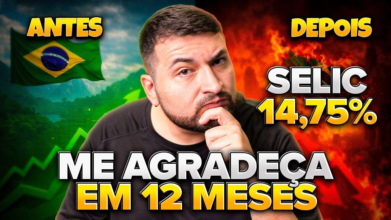 🚨 URGENTE: SELIC CORTADA PARA 14,75%! Como isso pode te deixar RICO!