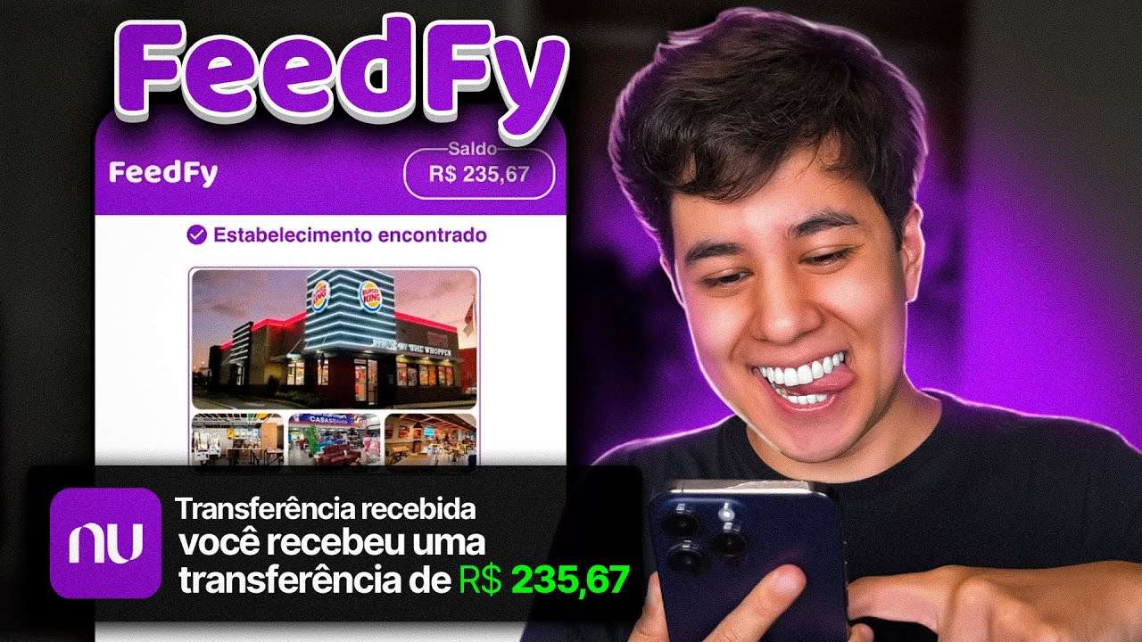 SAQUEI R$ 574,00 NO PIX DO FEEDFY? APLICATIVO PAGA DE VERDADE?