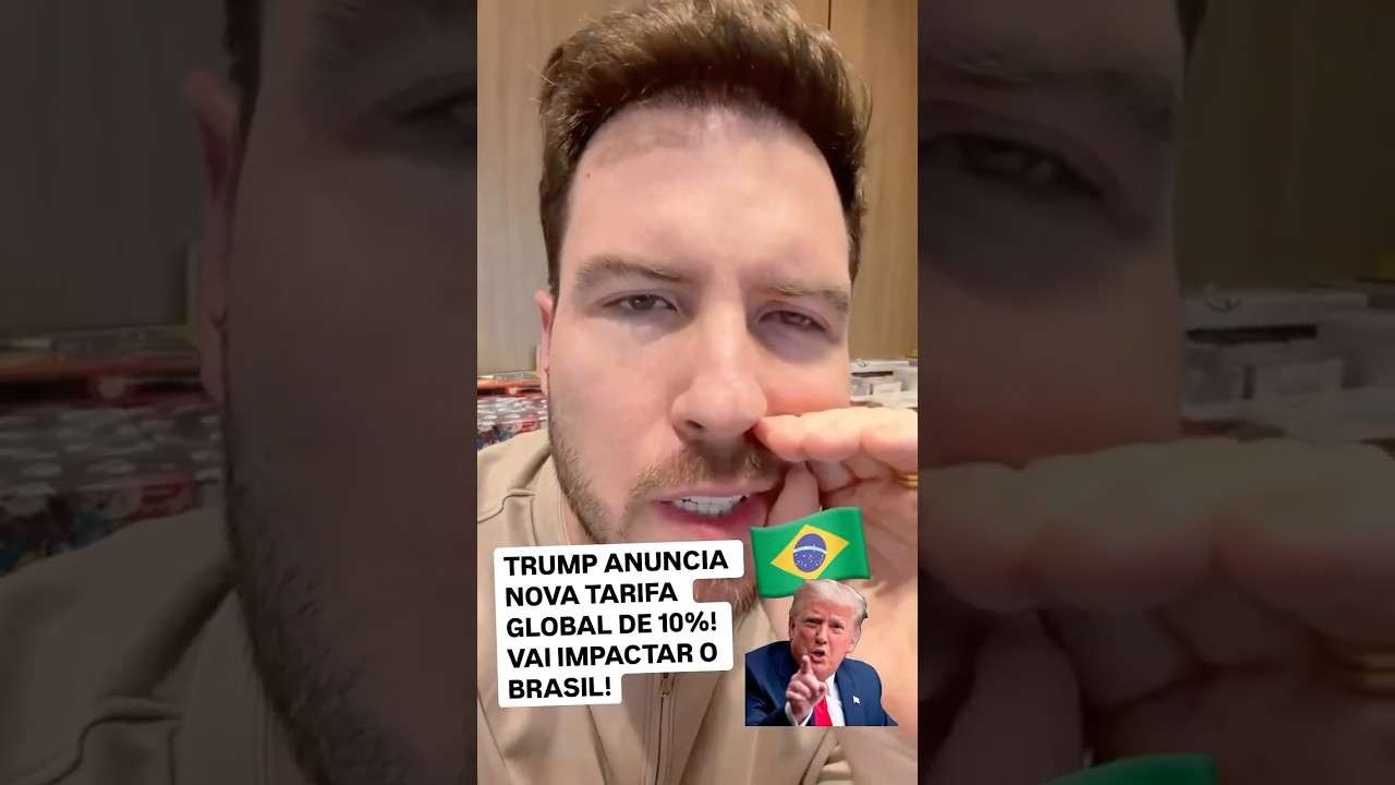 TRUMP ANUNCIA UMA TARIFA PARA O MUNDO INTEIRO DE 10% (Entenda como impacta o Brasil e seu bolso)