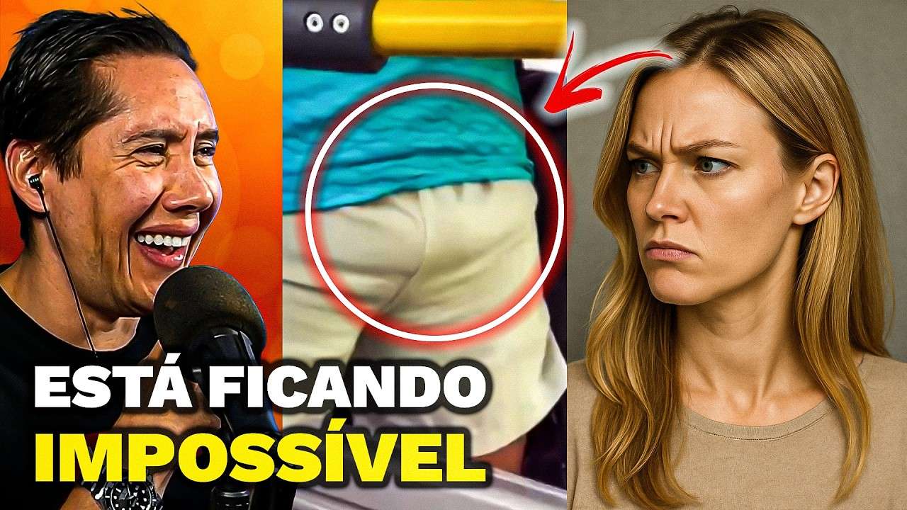Digníssima SURTA no ônibus e ACUSA Homem de "VOLUME NA CALÇA"