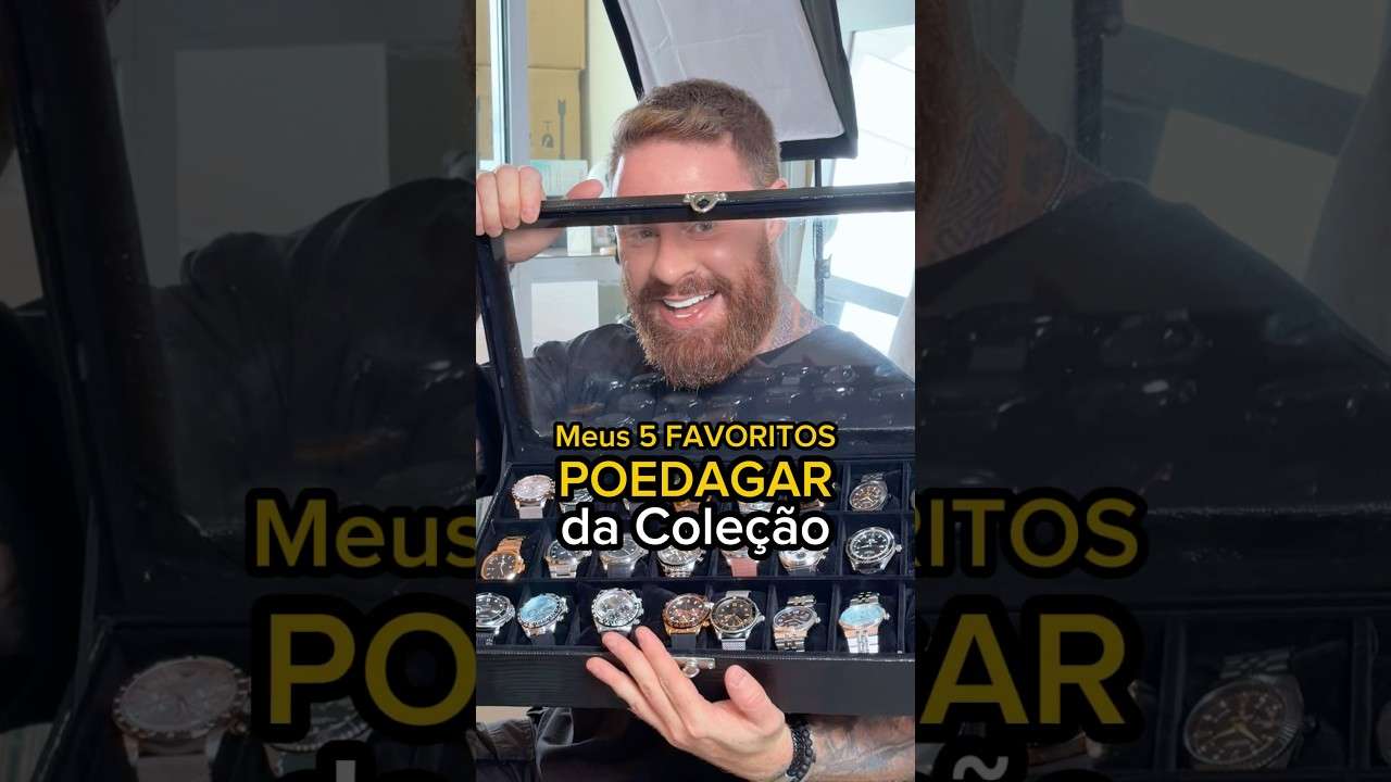 5 POEDAGAR FAVORITOS da minha COLEÇÃO de RELÓGIOS HOMAGE 💪 #relogios