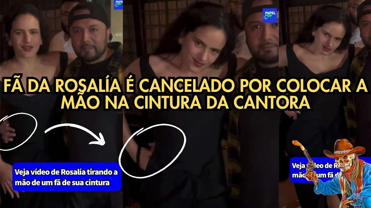 FÃ DA CANTORA ROSALIA DECIDIU TIRAR UMA FOTO E...