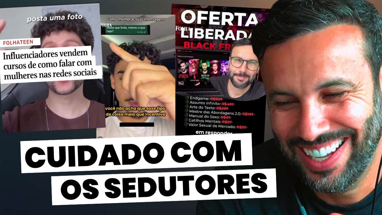 Matéria da FOLHA diz que os Coaches de Sedução que Vendem Ilusão para Homens Desesperados