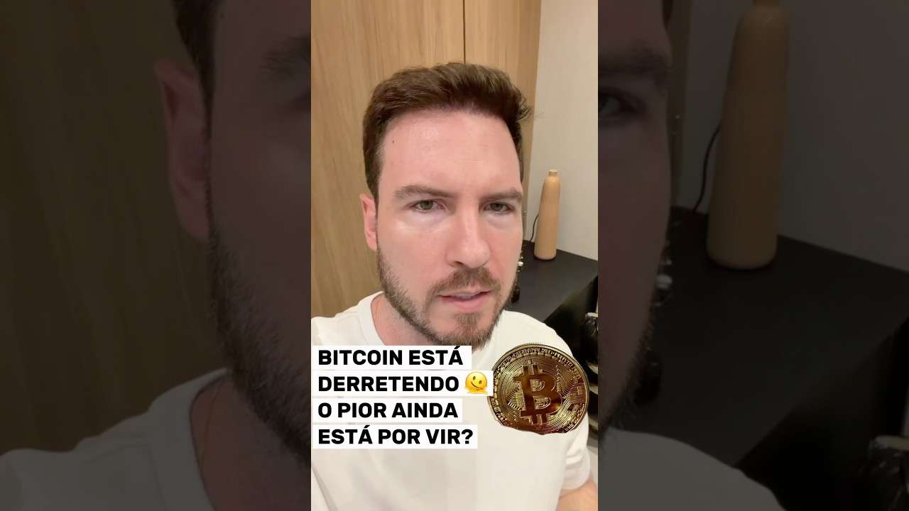 O BITCOIN NÃO PARA DE CAIR 😱 (entenda o que tá acontecendo c/ o bitcoin)