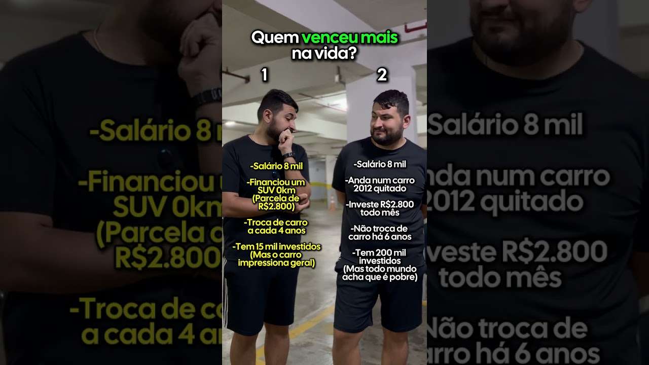 Ambos ganham R$8 mil, porém... Quem acertou mais na vida?