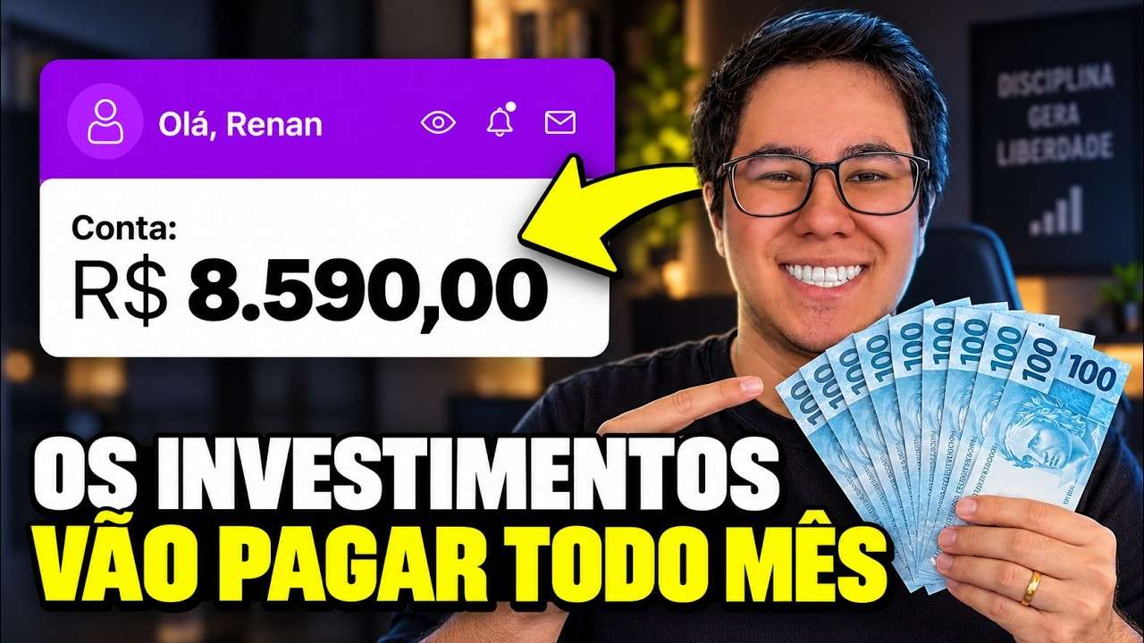 COMO RECEBER UM SALÁRIO TODO MÊS DOS INVESTIMENTOS? PASSO A PASSO COMPLETO AO VIVO