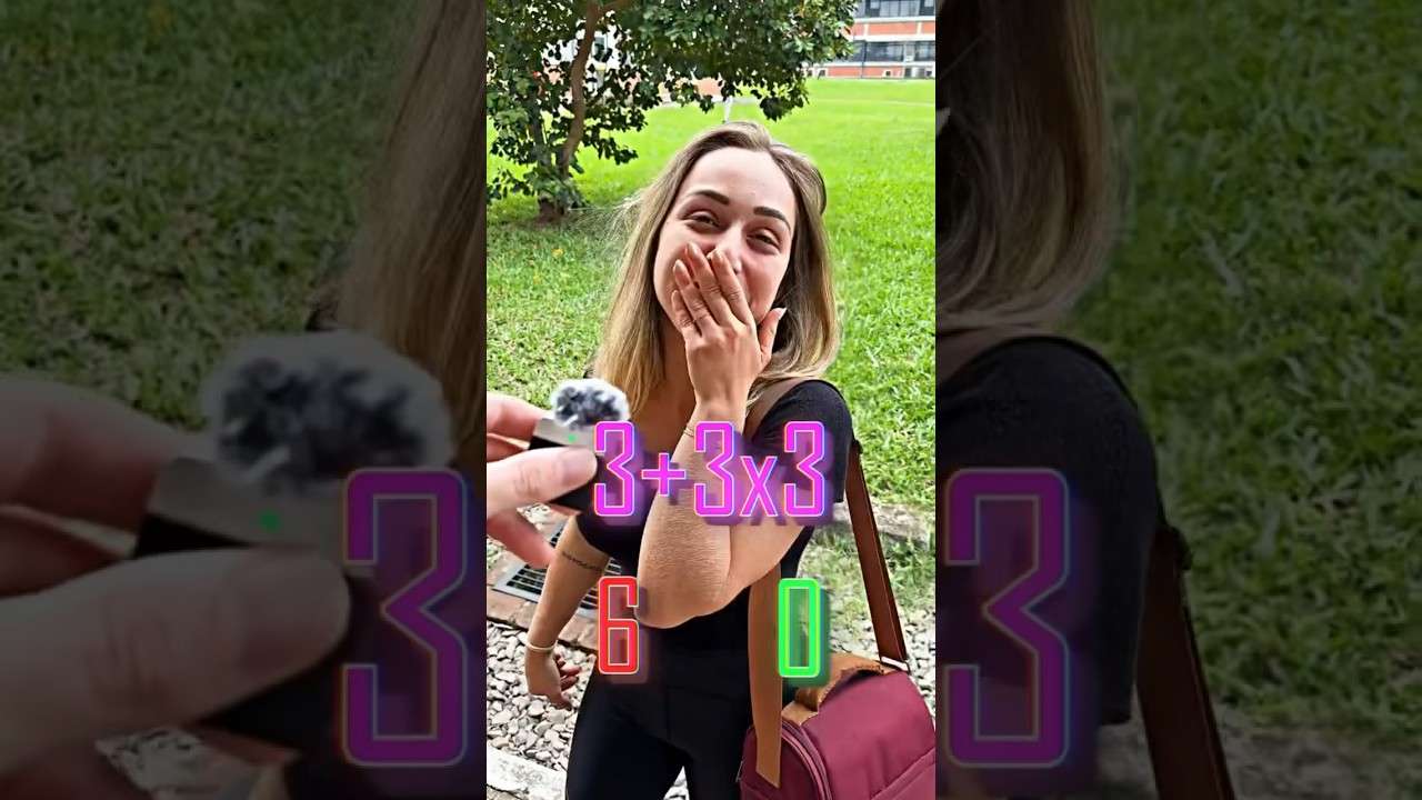 Quanto é 3+3x3? #humor #viral #shorts