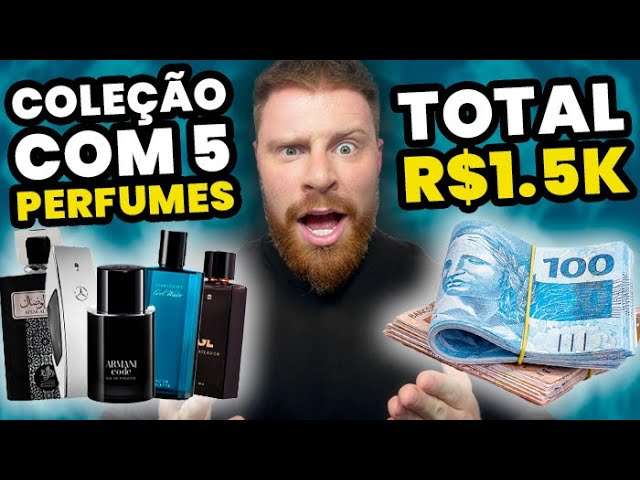 Montando COLEÇÃO com 5 PERFUMES só até R$1500 (pra TODAS as OCASIÕES) | Perfumes Masculinos