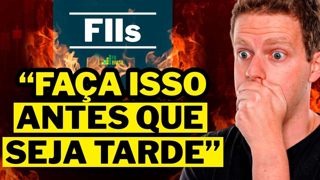 FUNDOS IMOBILIÁRIOS estão DESPENCANDO! O QUE FAZER AGORA?