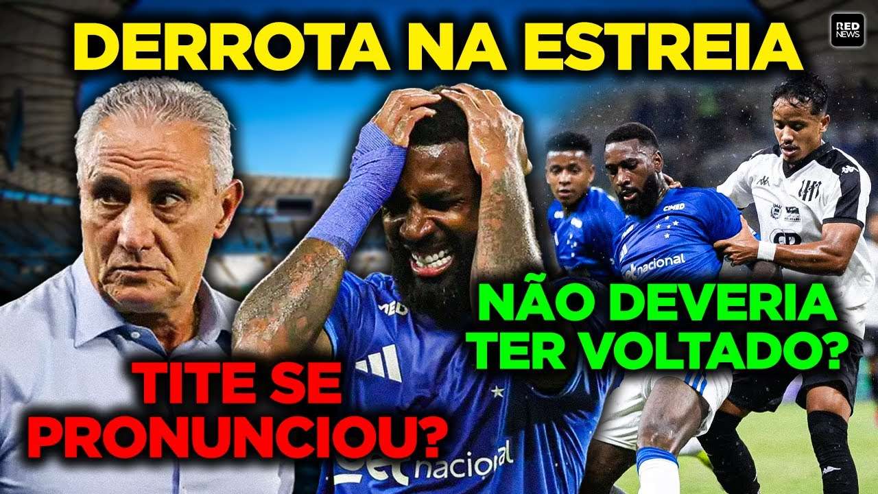 GERSON ENFRENTA DIFICULDADES EM SUA ESTREIA PELO CRUZEIRO E TITE...