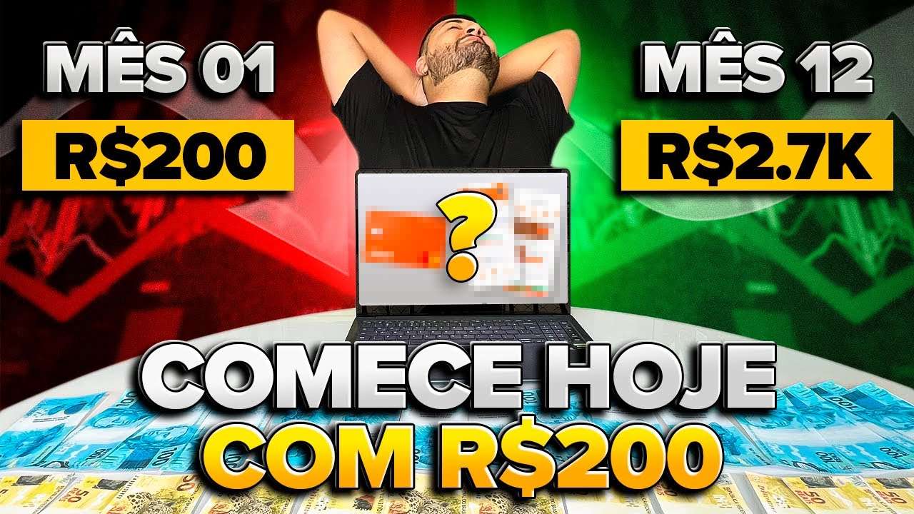 1 ANO Investindo R$200 por mês QUANTO RENDEU?  | COMEÇANDO COM R$ 200 REAIS #12