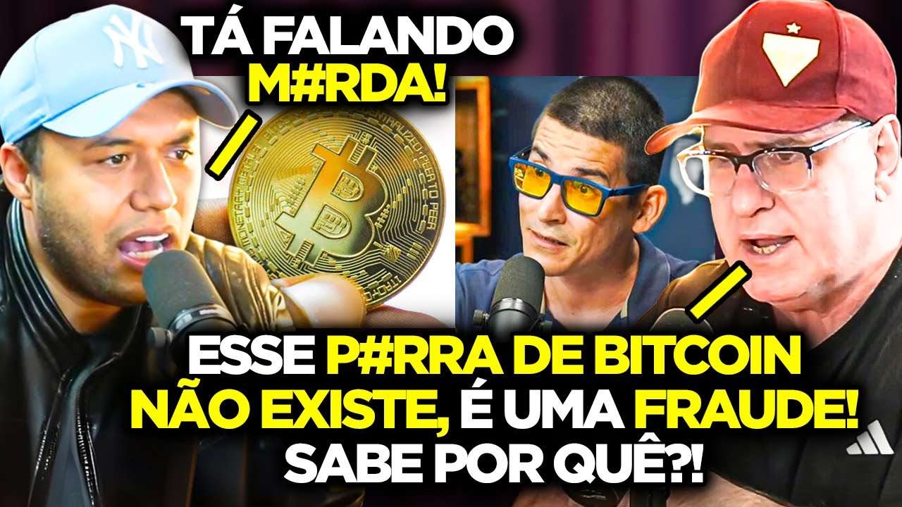 CLIMÃO! RUBÃO SOLTOU O VERBO SOBRE BITCOIN E EXPLICOU POR QUE É A MAIOR FARSA DO SÉCULO!