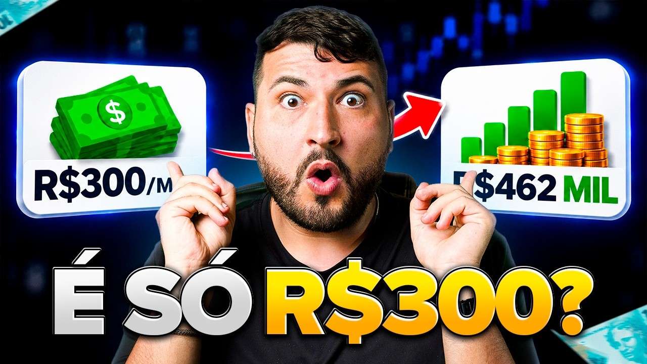 R$300 por mês viram R$462 MIL e o segredo não é ganhar mais