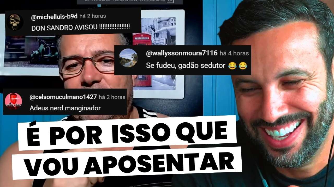 DON SANDRO ACABOU DE RASGAR MINHA APOSENTADORIA