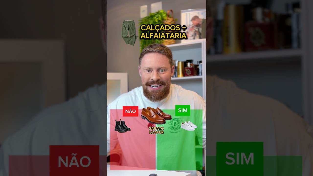 Quais CALÇADOS usar com CALÇA DE ALFAIATARIA? 👀